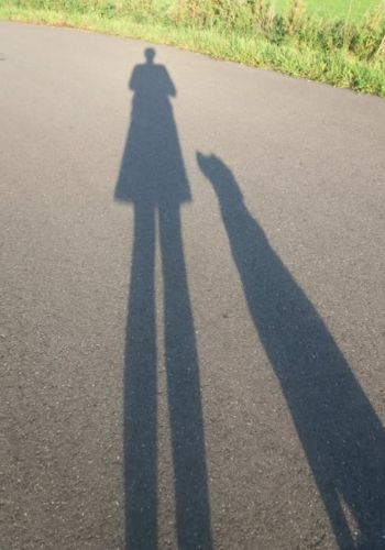 Even tijd voor elkaar, mijn hondje Tessa en ik tijdens ons momentje Bewust Leven